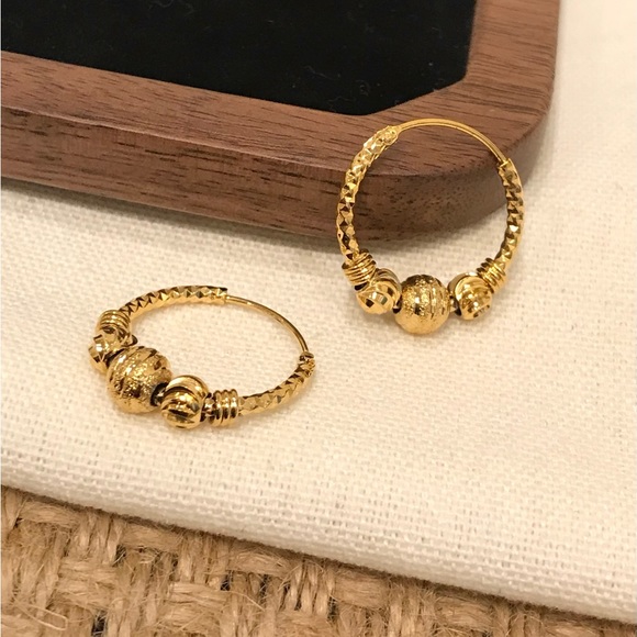 Hoop earrings for women, gold Hoop Earrings, Hoop Earrings, Dainty Earrings Gift - Picture 5 of 10